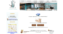 Desktop Screenshot of fisioterapiahygea.com